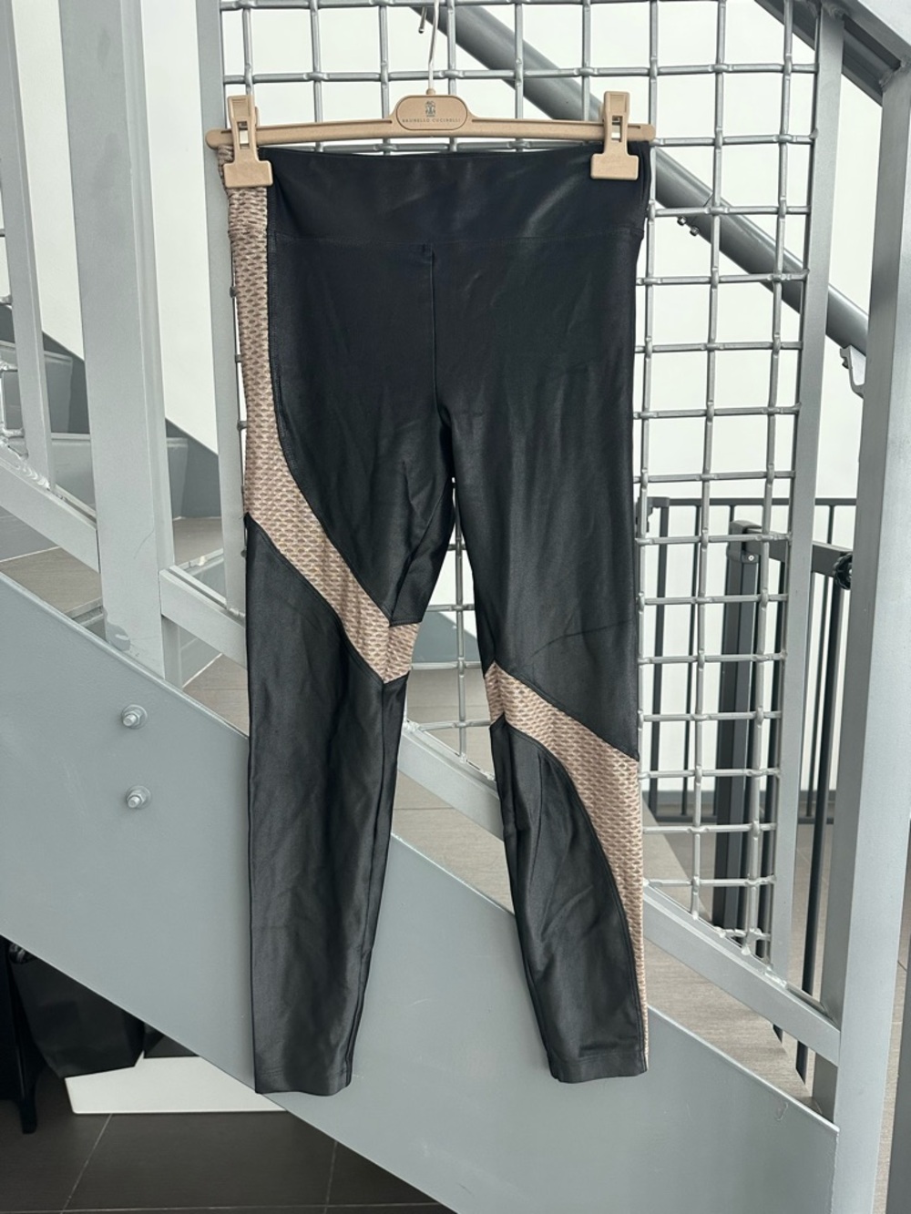 Koral Black Active Leggings with Branded Waist Tag